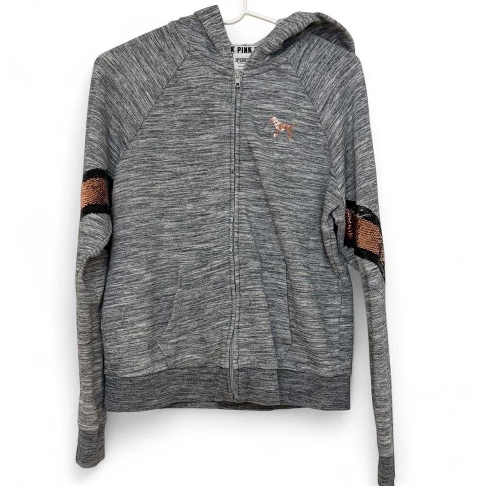 Victoria's Secret Women's Grey Hoodie